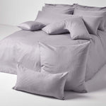 Egyptian Cotton Satin Stripe Housewife Pillowcase 330 Tc | Body | Grey