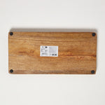 HOMESCAPES Spring Time Enamel Tray, 19 X 40cm