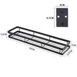Spice Rack Organizer Hanging Spice Floating Storage Shelf Wall Mounted