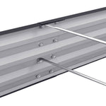 L-shaped Galvanized Steel Raised Garden Bed Raised Planter Box | Charcoal Black
