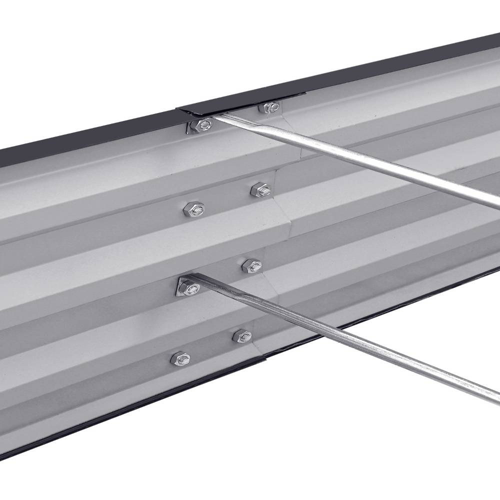 L-shaped Galvanized Steel Raised Garden Bed Raised Planter Box | Charcoal Black
