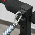 Foldable Sit Up Bench With Arm Pulling Rope | Black
