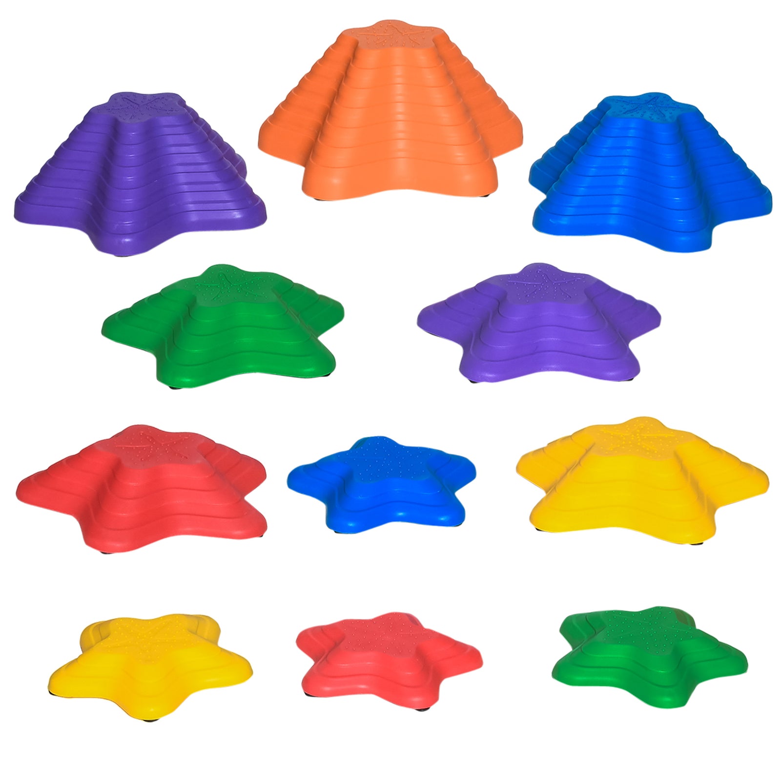 11-piece Balance Stepping Stones Non-slip Obstacle Course For Kids