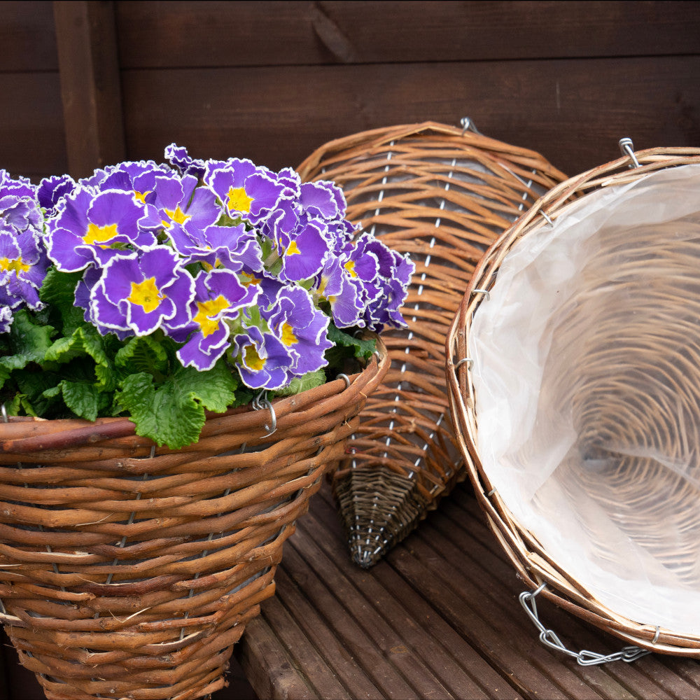 Willow Cone Hanging Basket | Set-of-2
