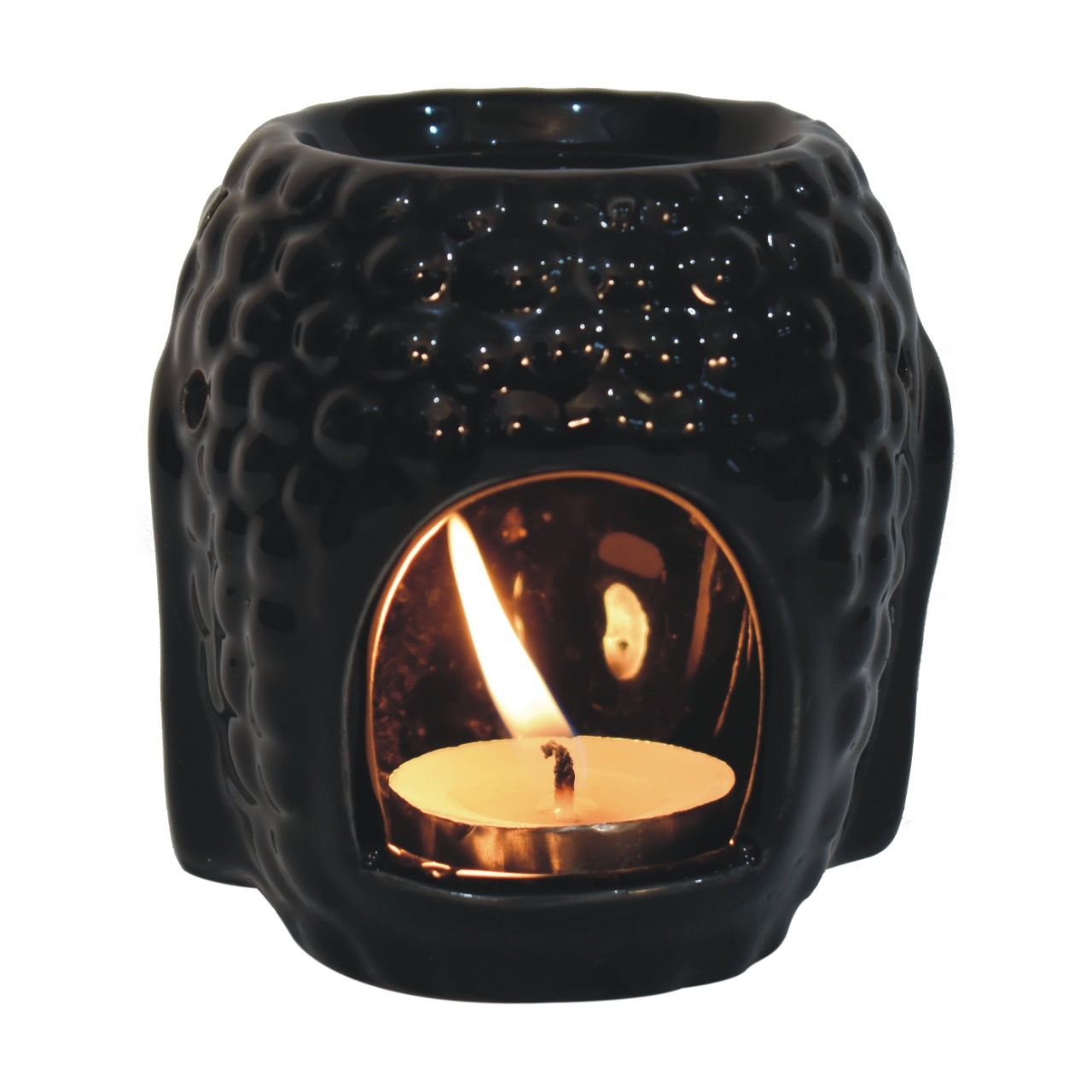Black Buddah Oil Burner (lotus)