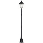 Garden Lamp Post Light Led Solar Powered Lantern Lamp
