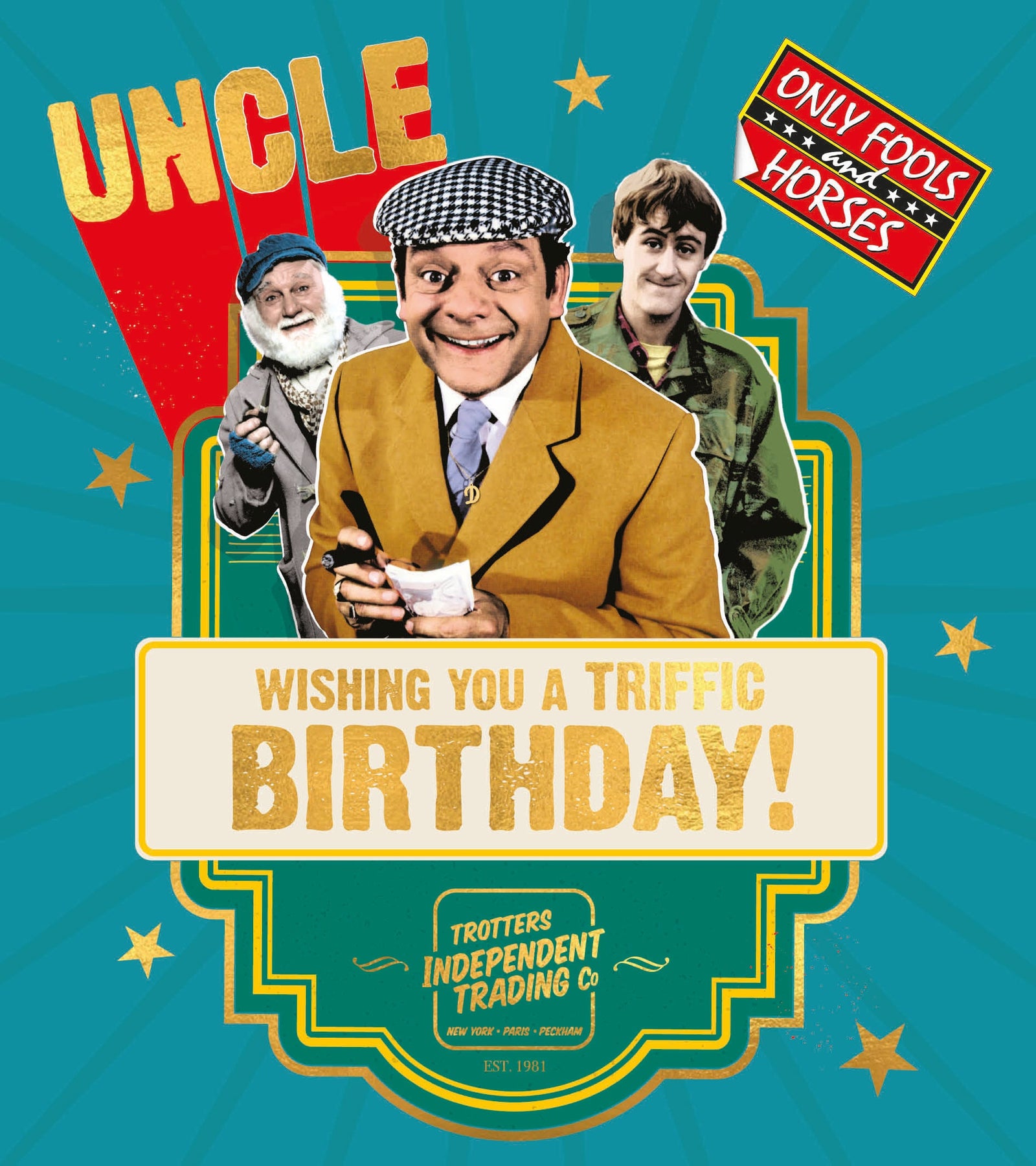 Uncle Birthday Card Official Product
