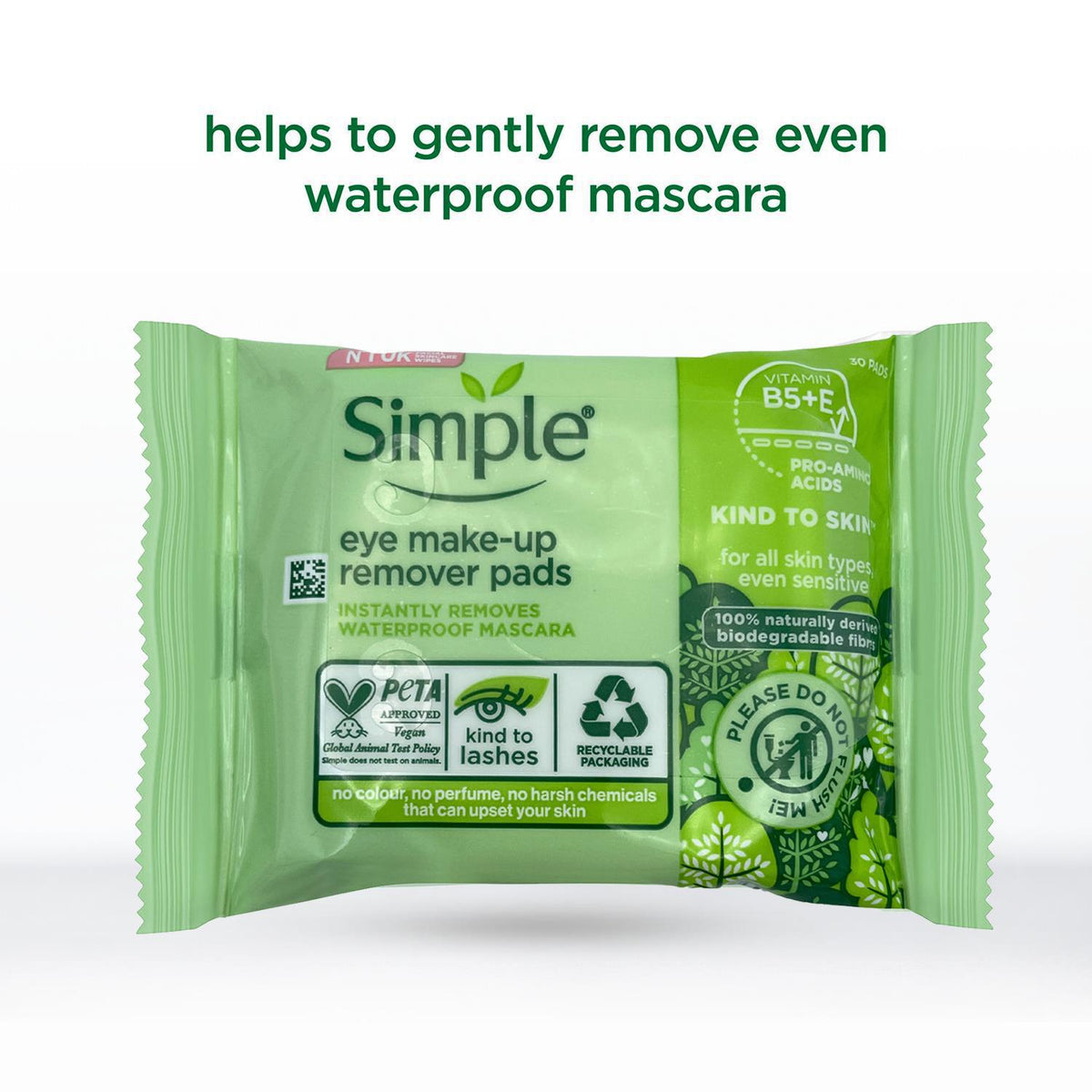 Kind To Skin Eye Make-up Remover Pads | Set of 6