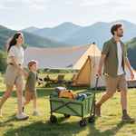 41l Festival Trolley, 60kg Heavy Duty Folding Trolley Cart | Green
