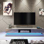Bloom Tv Unit 180cm With Led Lights | Dark Grey