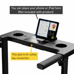 Folding Protective Indoor Treadmill | Black