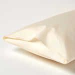 Organic Cotton Housewife Pillowcase 400 Tc | 48 x 74cm | Cream