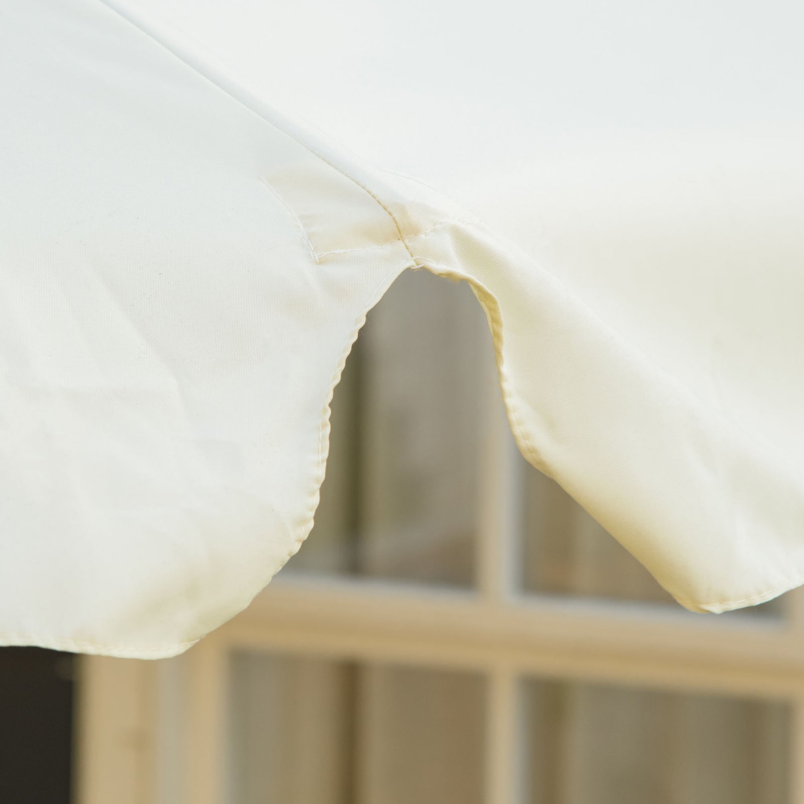 3.3m Garden Parasol With 8 Ribs - Beige