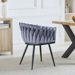 Set Of 2 Baiano Fabric Dining Chairs