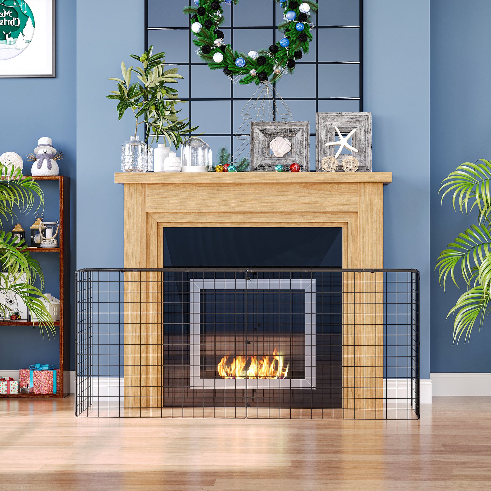 Fireguard Fire Safe Guard Extending Fireplace Wire Mesh Screen Cover