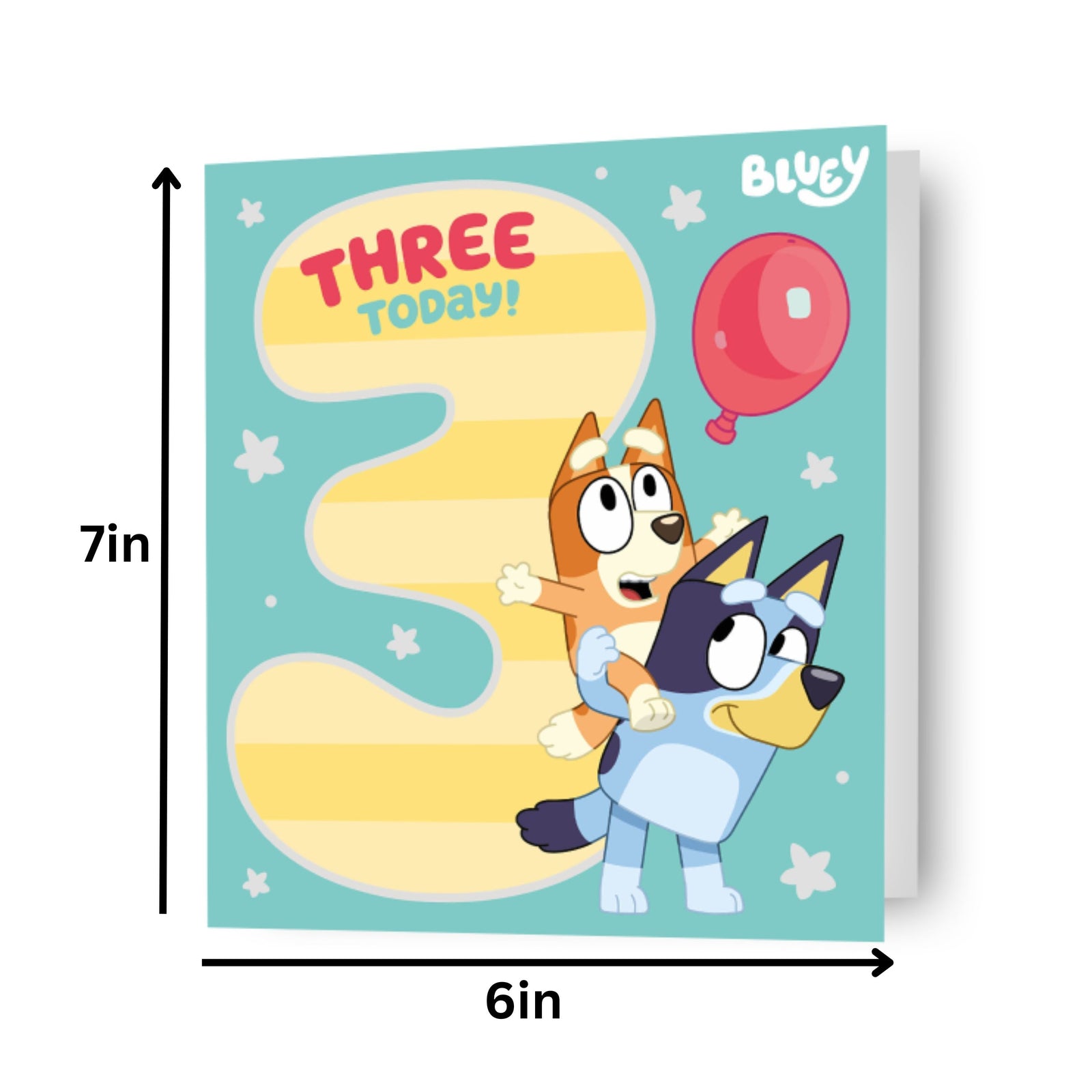 Age 3 Birthday Card Official Product