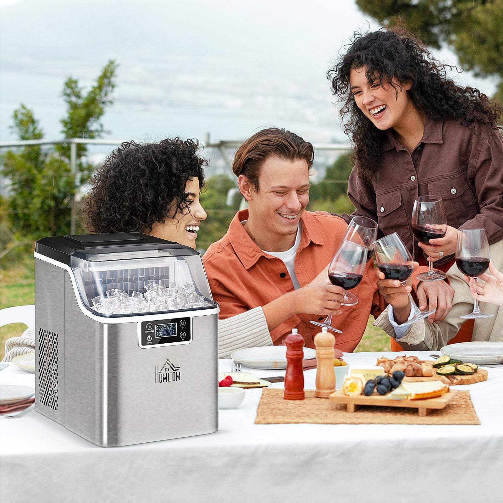Ice Maker Machine Counter Top Ice Cube Maker 20kg In 24 Hrs | One Size | Silver