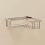 Corner Shower Caddy, 25cm, Chrome, Wall Mounted, Architect Collection