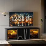160cm Tv Unit W/ Led Lights For 70" Tv Modern