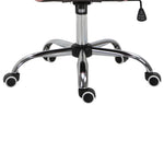Pu Diamante Padded Office Chair | Pink