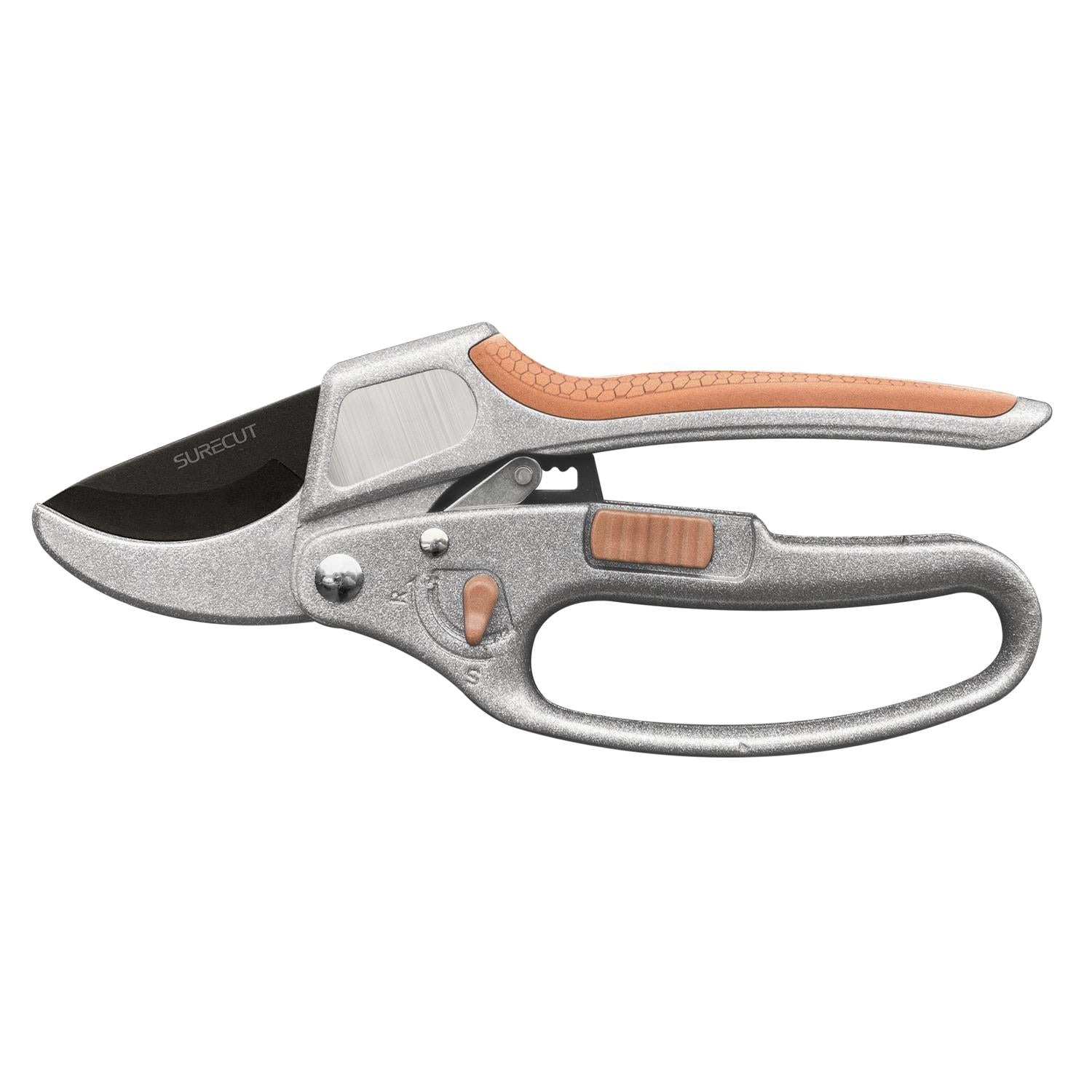 Surecut Hardwood Lite Anvil Secateur With Carbon Steel Blades