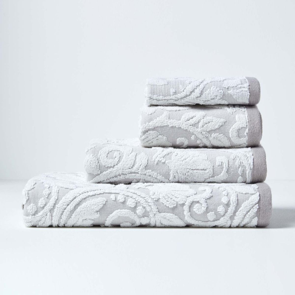 Damask 100% Turkish Cotton 600 Gsm Towels | Hand Towel | Beige