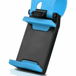 Car Steering Wheel Mobile Phone Holder For All Mobiles | Blue