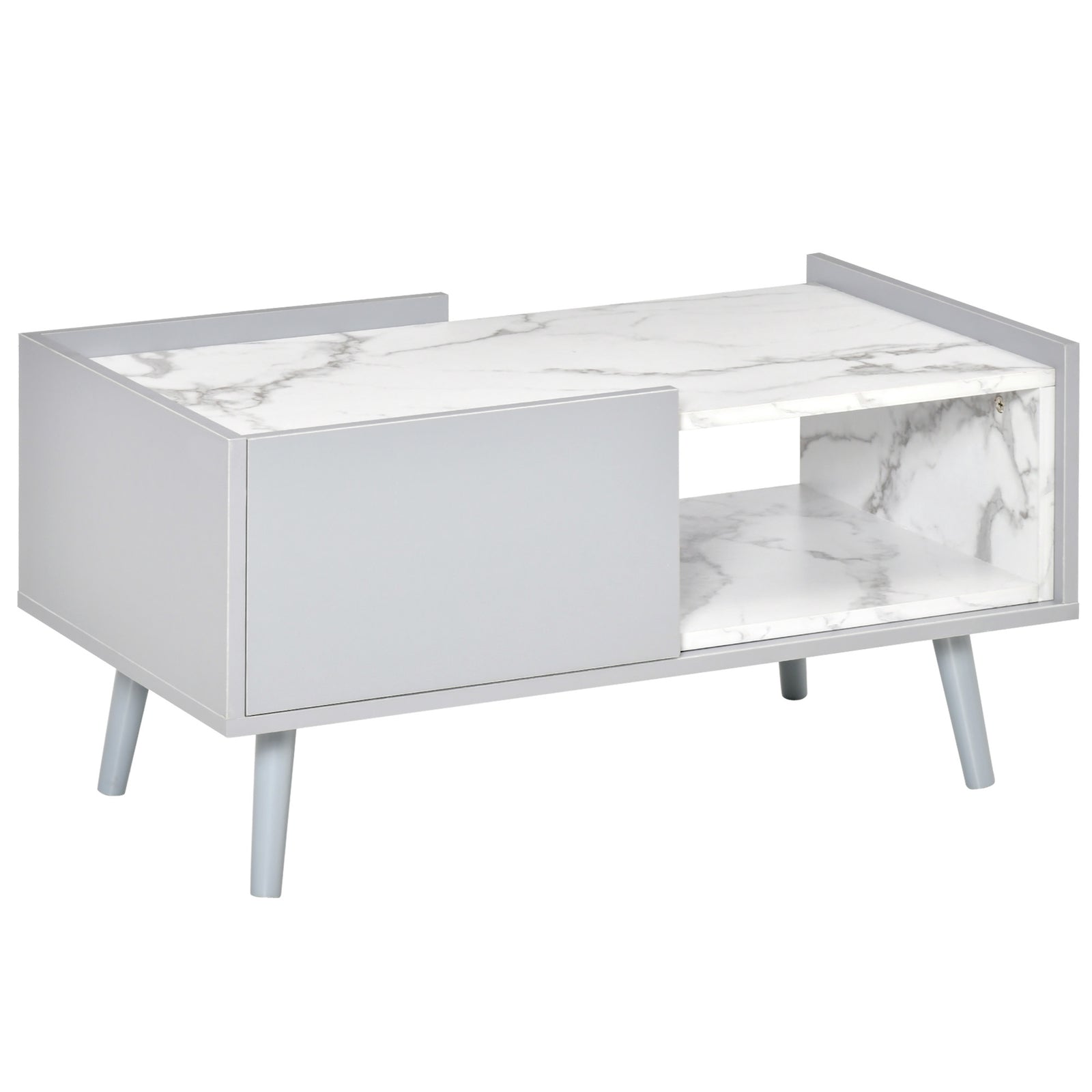 Two-tone Coffee Table With Storage