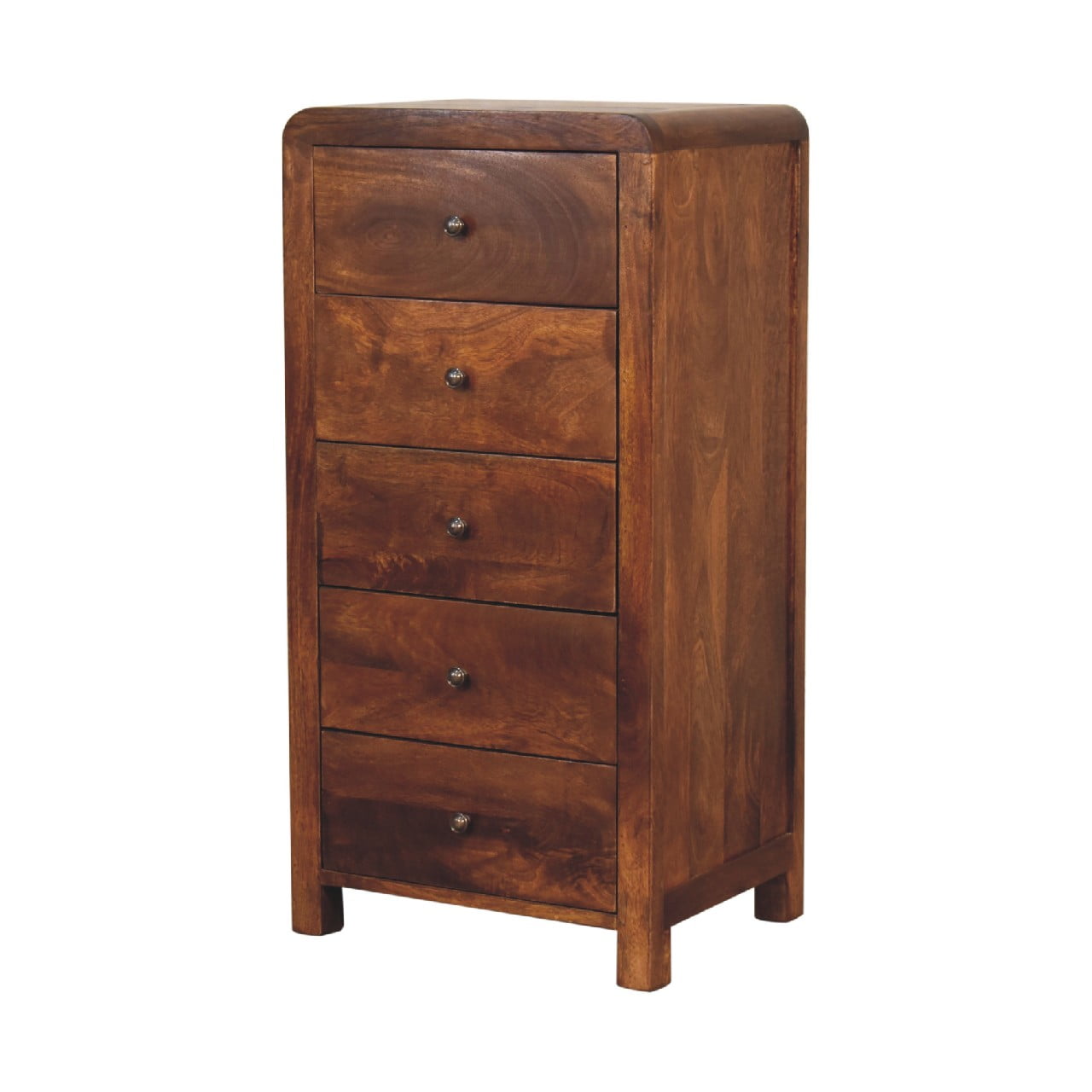 Solid Mango Wood Aspen Tallboy