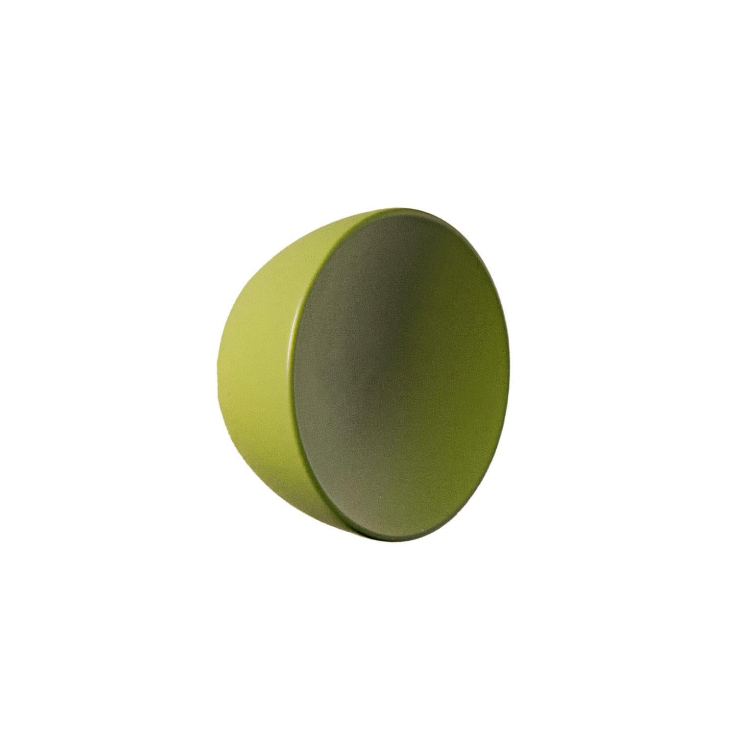 Towel Hook, Coat Hook, Round Handle, Round Knob, Green, Geyser Collection