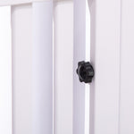 Wooden Dog Pen Pet Playpen 7 Panels Puppy Pen For Indoors - White