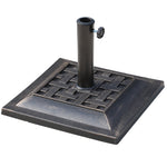 9kg Square Parasol Base, Bronze