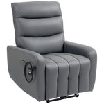 HOMCOM Electric Recliner Chair With Phone Holder, Usb Charge Port