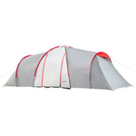 4-6 Man Tunnel Tent, Camping Tent W/ Bedroom, Living Area | Gray