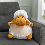 Soft Giant Handwarmer Cozy Plush Sheep | 30cm x 30cm | White
