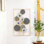 3d Metal Wall Art Leaves Home Decor Hanging Wall Sculpture