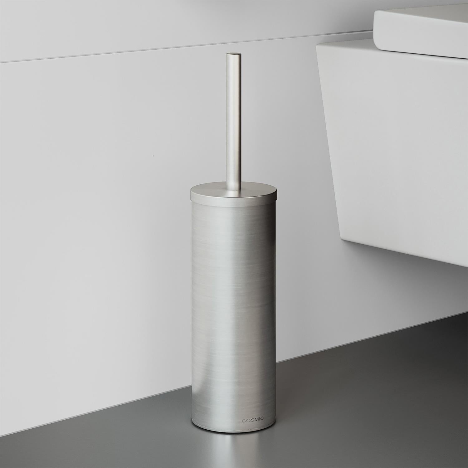 Toilet Brush, Free-standing, Matt Stainless Steel, Logic Collection