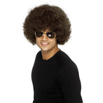 70s Funky Afro Wig | Brown