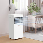 HOMCOM Mobile Air Conditioner White W/ Remote Control Cooling Ventilating