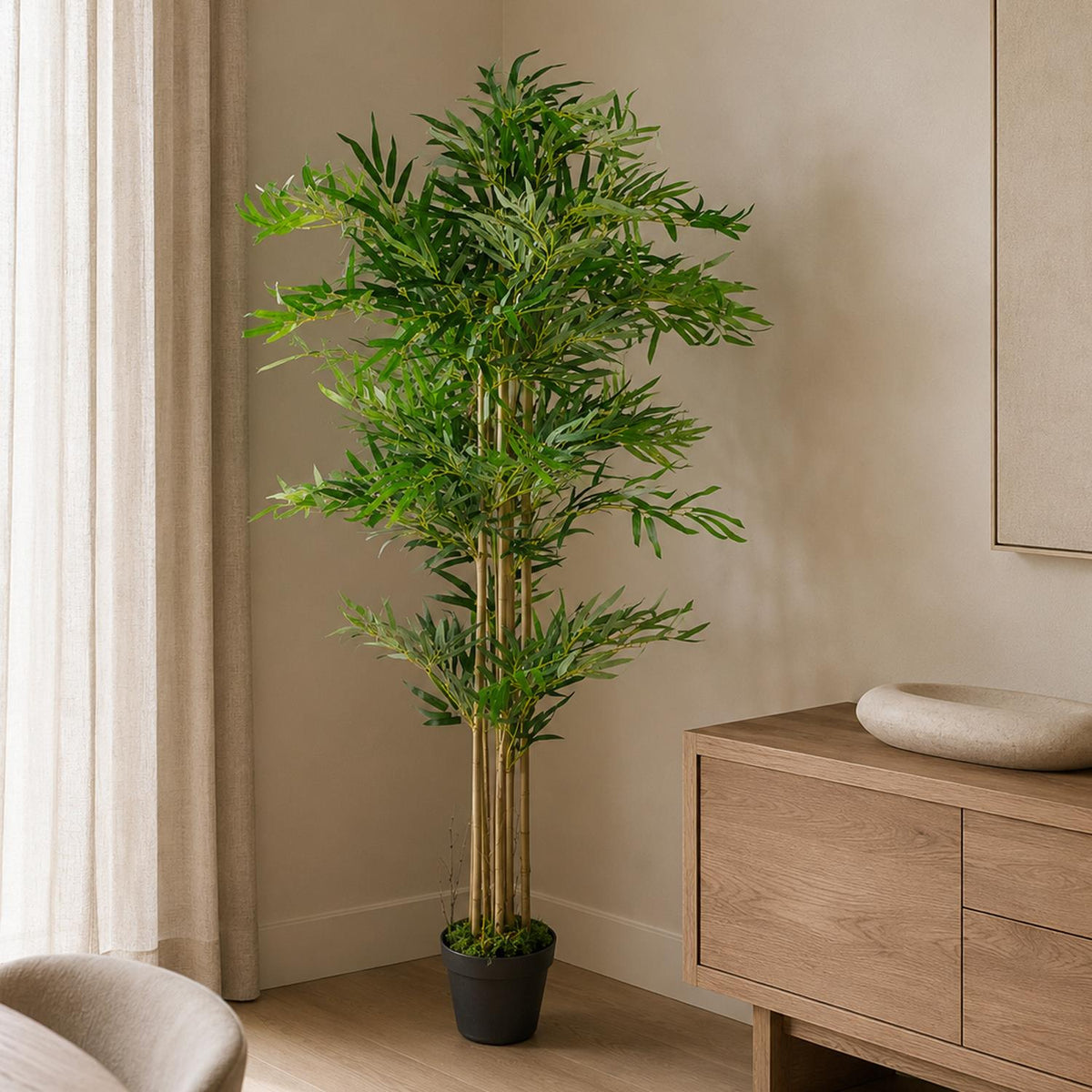 150cm Natural Look Artificial Bamboo Plants Trees Xl
