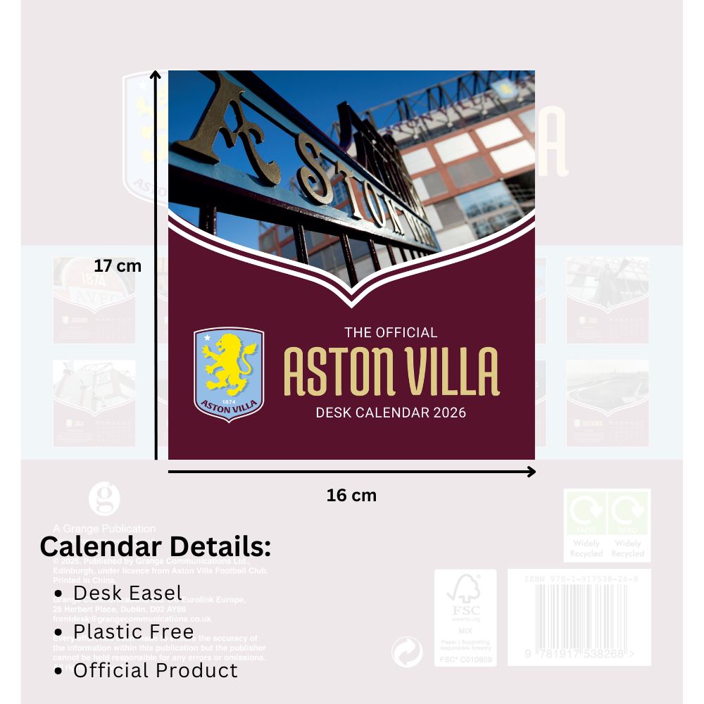 2026 Desk Easel Calendar Official Product