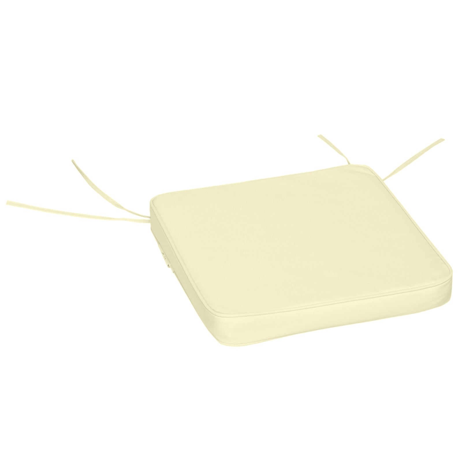 6-piece Chair Cushion Seat Pads Dining Chair Withstraps | Cream