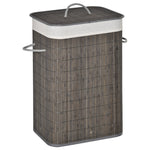 Collapsible Clothes Hamper With Lid Handles Removable Lining