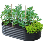 Modular Metal Raised Bed Kit | Charcoal