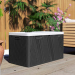 380l Garden Storage Box Waterproof Outdoor Storage Box Wood