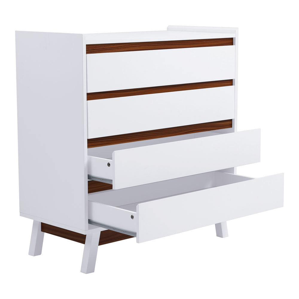 Modern 4-tier Storage Cabinet Chest, 60cm/80cm Wide Elegant Bedroom Organizer With Spacious Drawers | Large