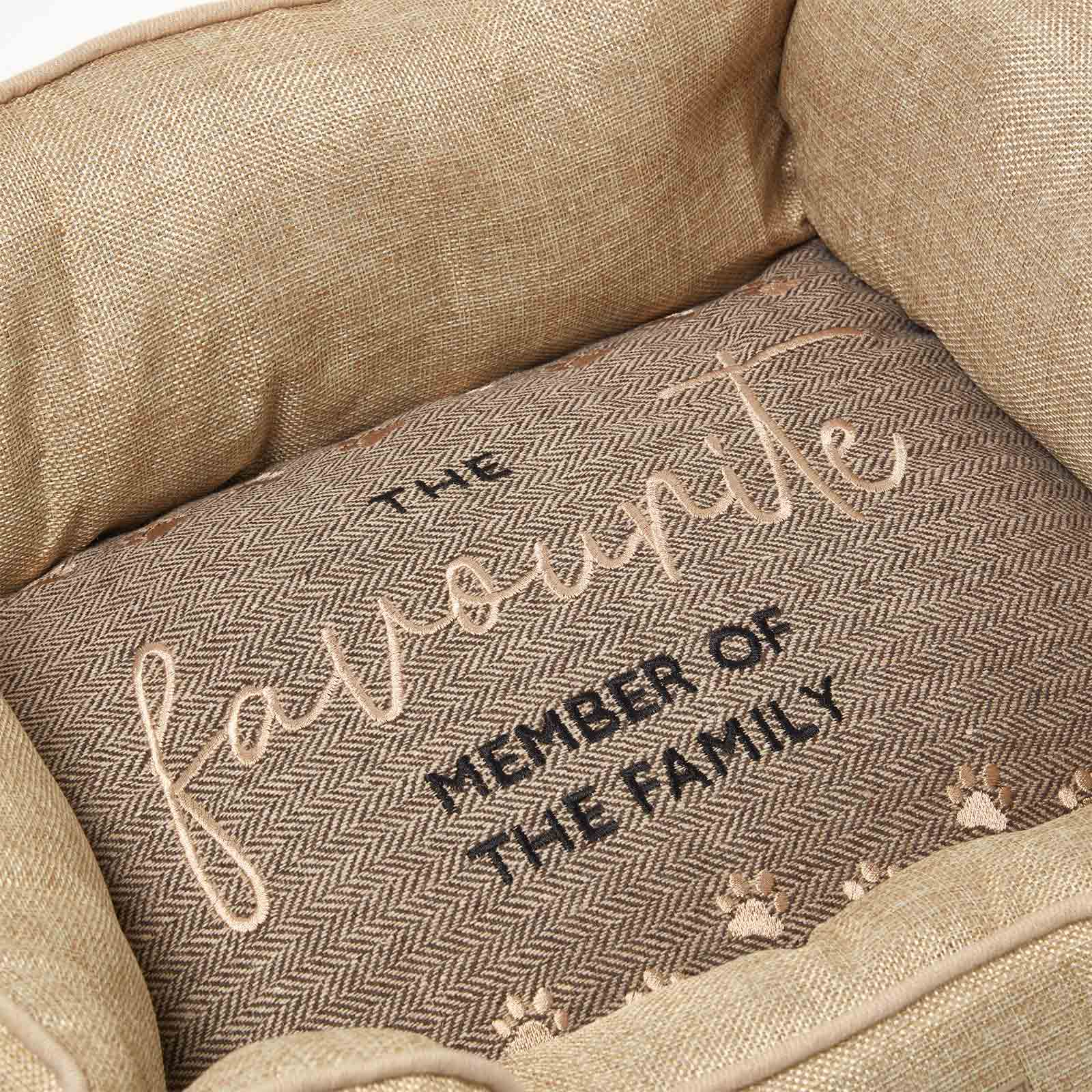 Woven Favourite Pet Bed | Small | Beige