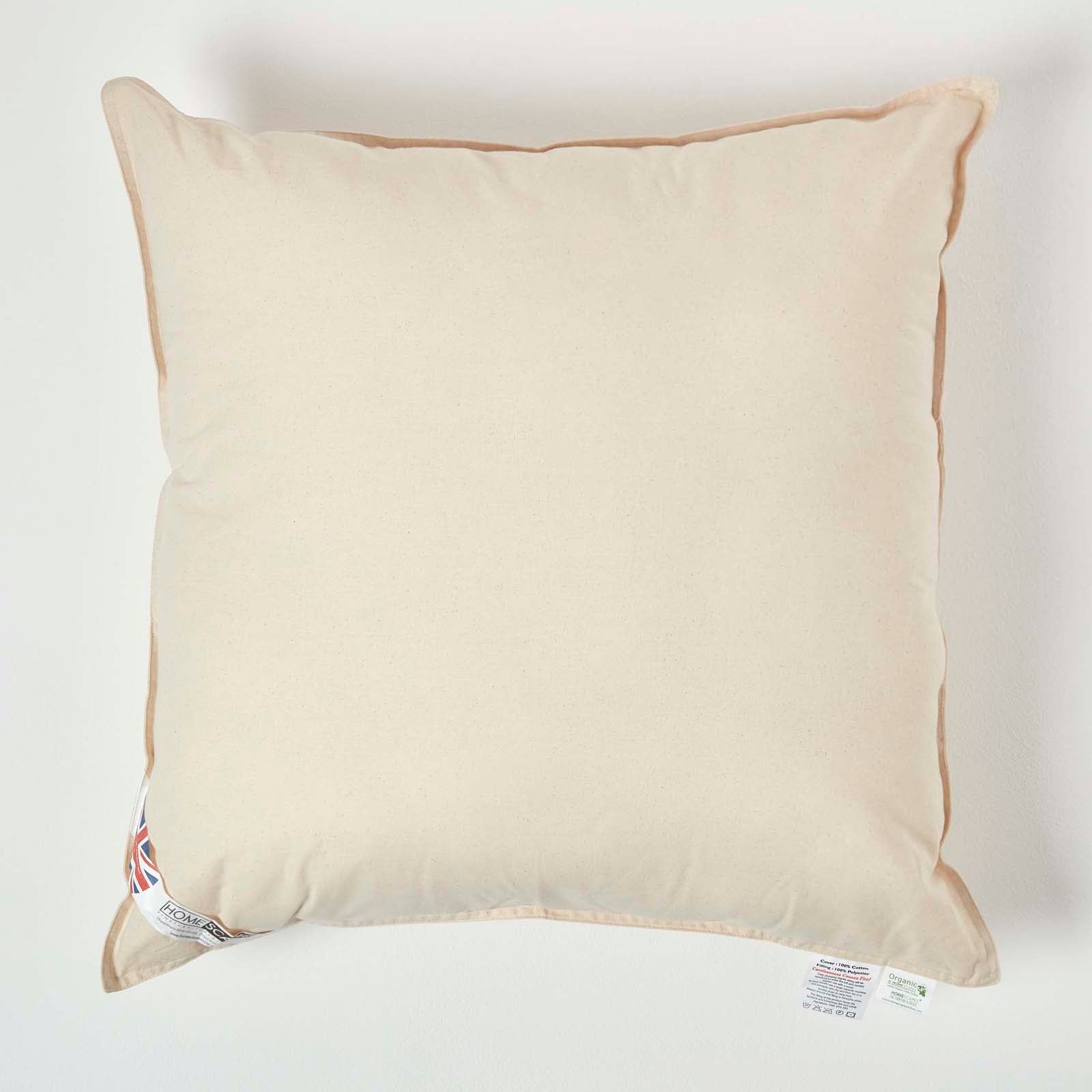 Organic Cotton Cushion Pad | 65cm x 65cm | Beige