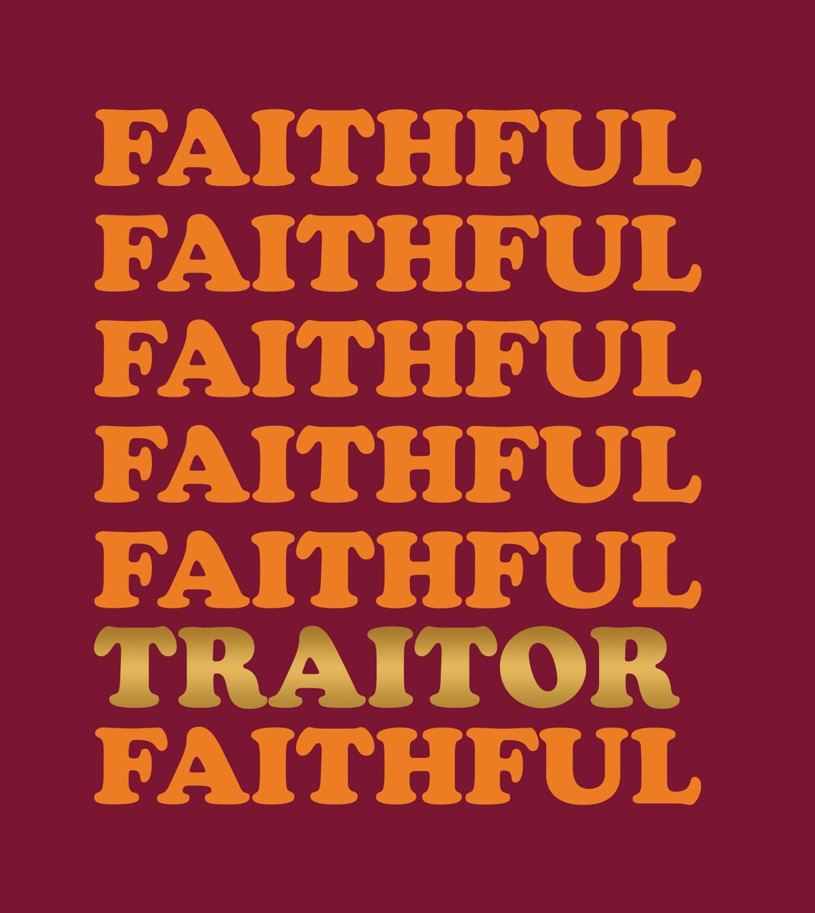 The Traitors Faithful Birthday Card Official Product