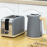 1.7l Electric Fast Boil Kettle And 2 Slice Toaster Set